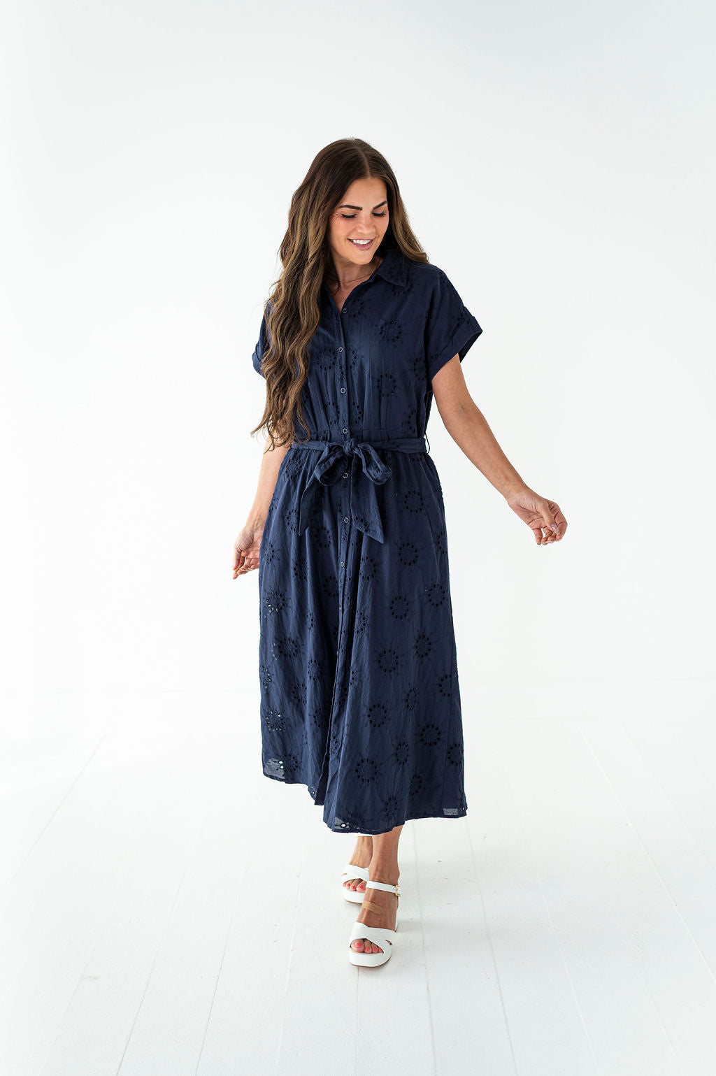Delphine Eyelet Dress