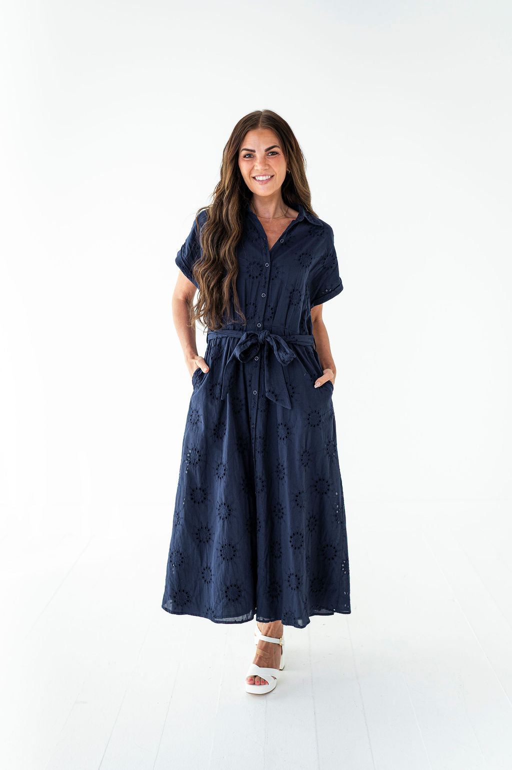 Delphine Eyelet Dress