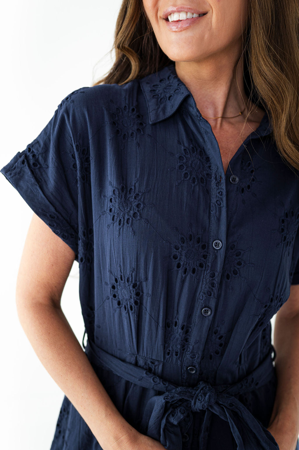 Delphine Eyelet Dress