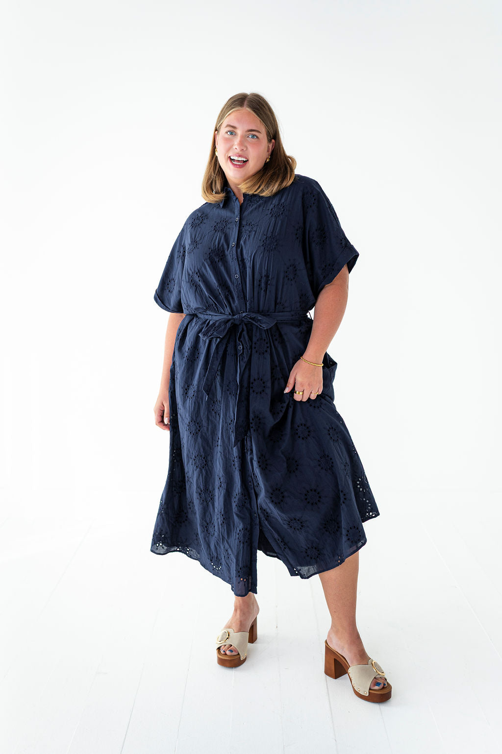 Delphine Eyelet Dress