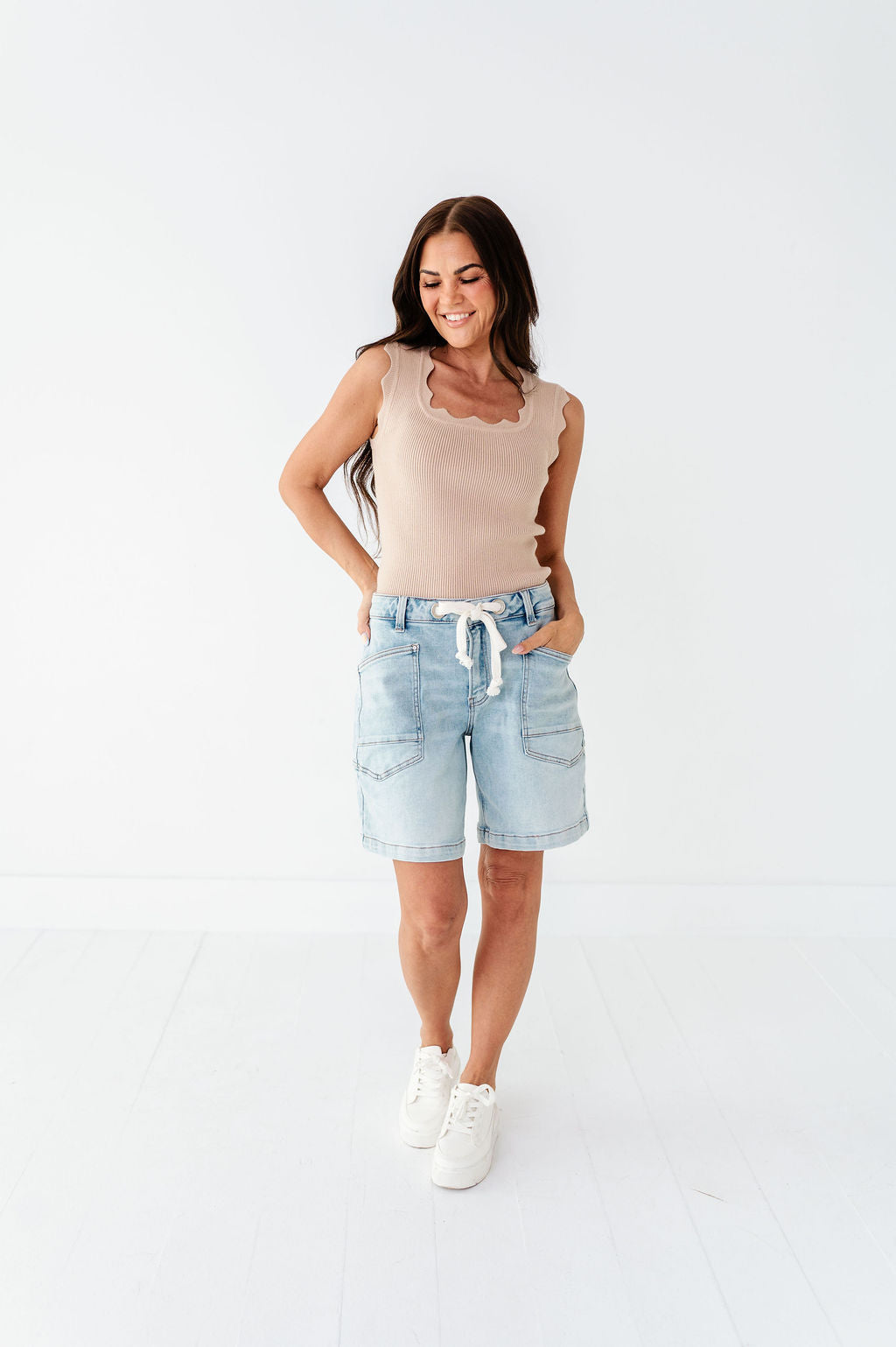 Kourtney Top in Taupe