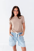 Jessica Pointelle Tee