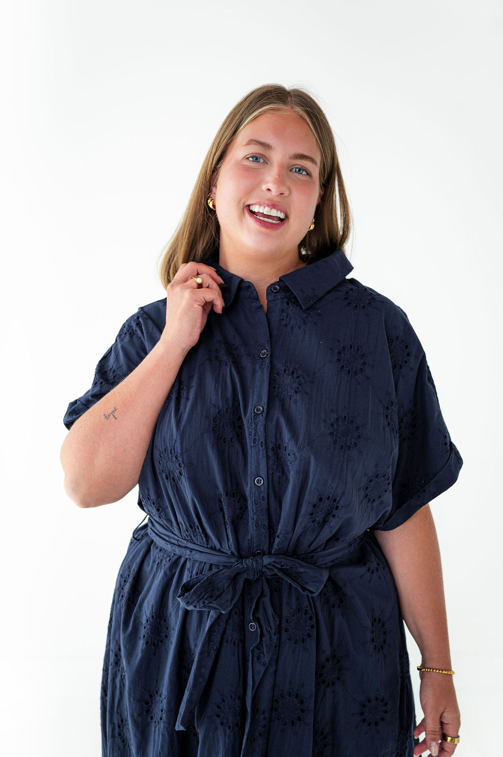 Delphine Eyelet Dress