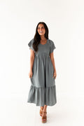 Mollie Midi Dress in Powder Blue