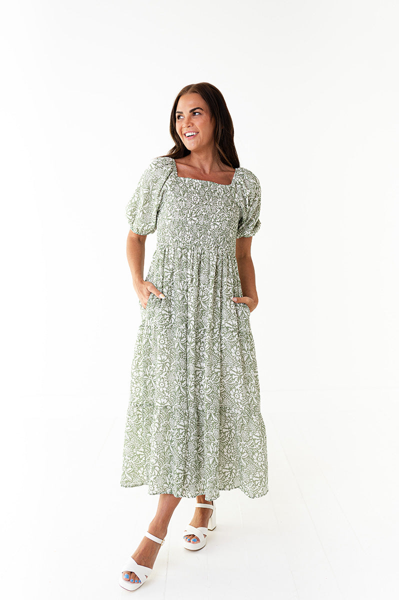 Fern Smocked Dress