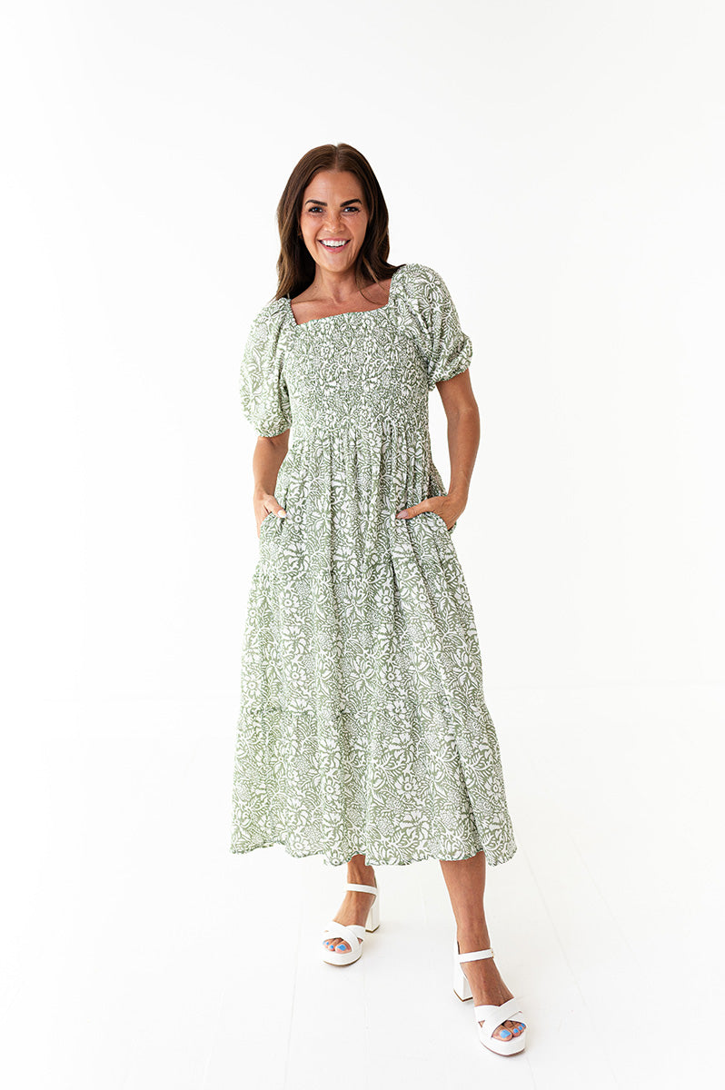 Fern Smocked Dress