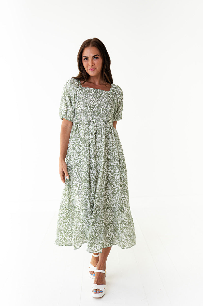 Fern Smocked Dress