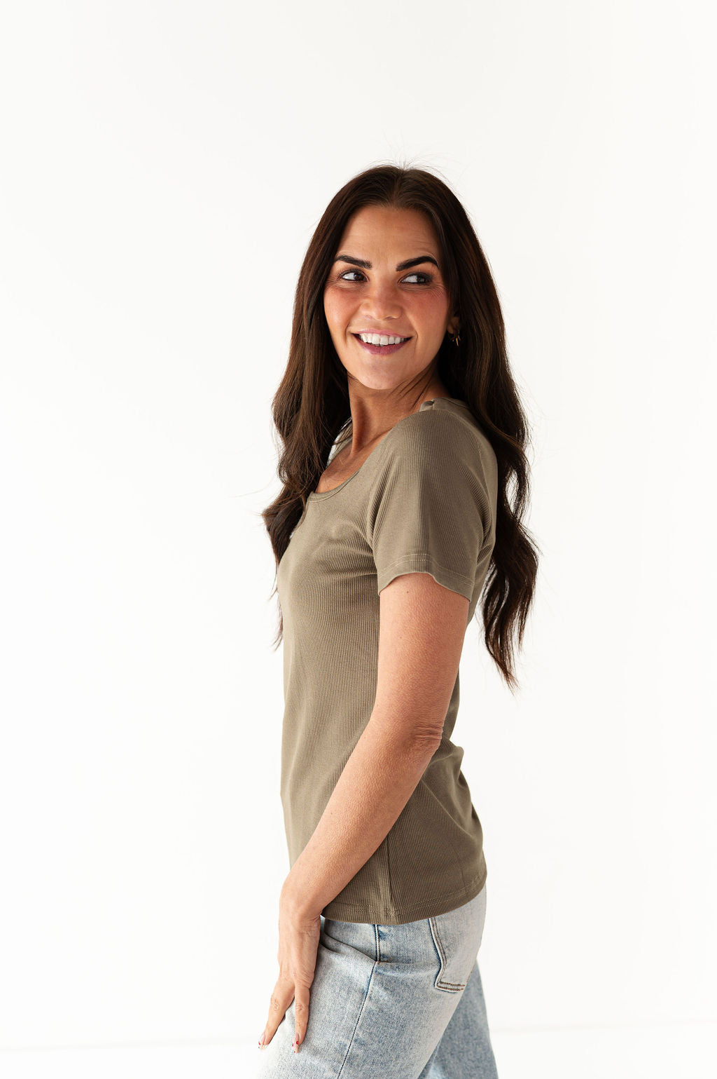 Trista Ribbed Top
