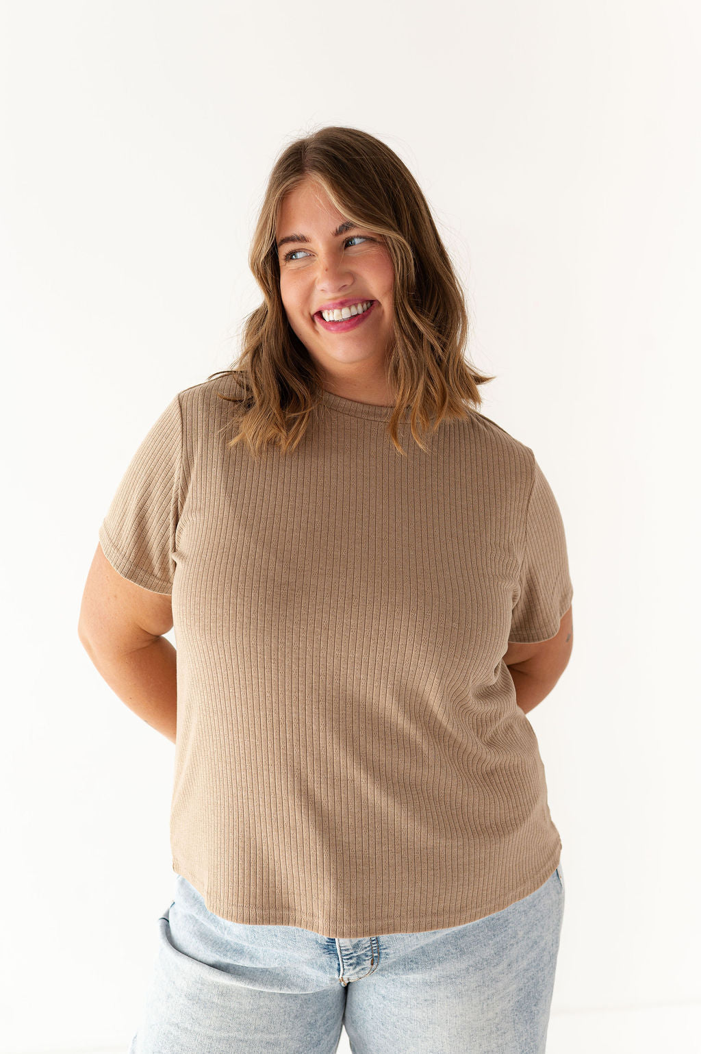 Jessica Pointelle Tee